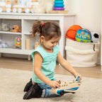 Buy now Melissa & Doug Wooden Airplane Play Set with 4 Play Figures and 4 Suitcases at indiglob india