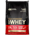 Buy now Optimum Nutrition Gold Standard 100% Whey Protein Powder, Strawberry Banana, 5 Pound (Packaging May Vary) at indiglob india