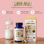 Legendairy Milk Liquid Gold Organic Lactation Support, 60 Capsules | Organic goat's rue, milk thistle, shatavari and fennel provide fenugreek-free lactation and breast milk supply support