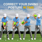The Connector Golf Training Aid in Improving Hand Positioning, Golf Swing Trainers Aid for Posture Correction Practice.Golf Swing Trainers Are Suitable for Golfers at All Levels,From Beginners To Pros