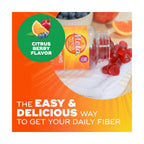 Metamucil Fiber Gummies for Adults with Vitamins C, D, B12 for Metabolism, No Sugar Added Citrus Berry Flavor, 5g Plant Based Prebiotic Fiber Supplement Blend, 120 Count