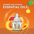 Air Wick Plug In Scented Oil Refills, Sweet Peach & Sunshine, 4ct