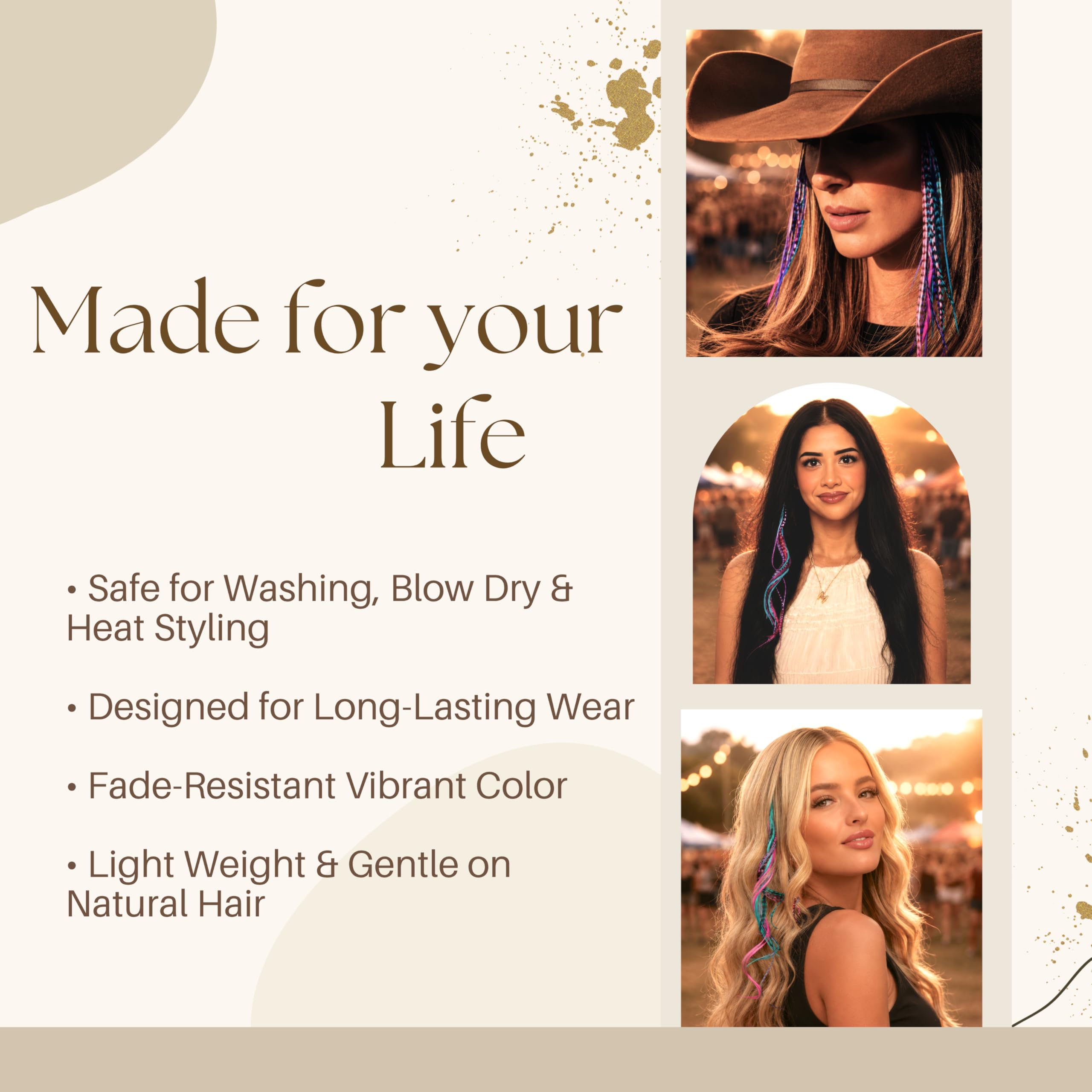 Explore 21 natural color hair extensions, safe for styling and gentle on hair. Order online for quick delivery in India.