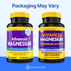 InnovixLabs Advanced 2-in-1 Magnesium Glycinate & Magnesium Malate 210mg Capsules, High Absorption Chelated Magnesium Supplement, Supports Relaxation Sleep Muscle & Bone Health, Vegan, 150-Day Supply