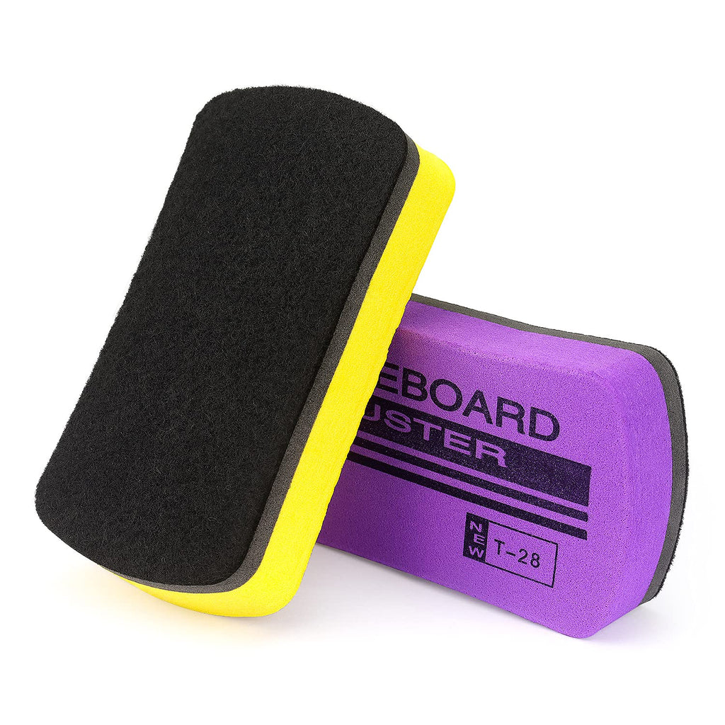 6 Pack Magnetic Dry Erase Erasers 4.2" x 2.2"