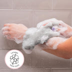 Buy now S&T INC. Back Scrubber for Shower, Exfoliating Body Scrubber or Bath Exfoliating Towel for Skin Care, 11.8 Inches x 35.4 Inches, Grey, 3 Pack at indiglob india