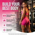 Creatine for Women | Creatine Monohydrate + BCAA Powder Myo-Inositol Collagen Biotin Hyaluronic Acid Folate L Glutamine Vitamin D3 Iron Zinc D-Chiro-Maca Digestion Shelf Builder By Clean Nutra