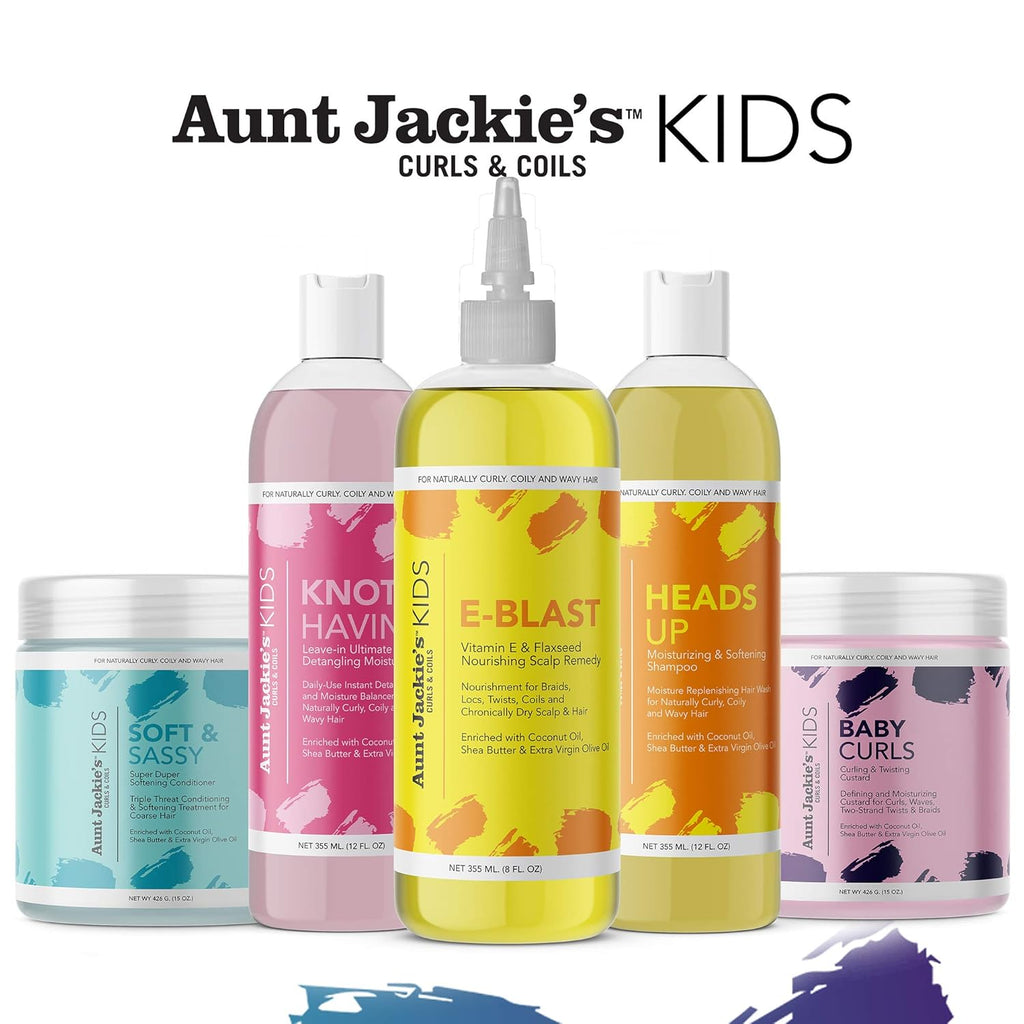Buy now Aunt Jackie's Kids Knot Havin' It Leave-In Ultimate Detangling Hair Moisturizer for Naturally Curly, Coily and Wavy Hair, 12 oz at indiglob india
