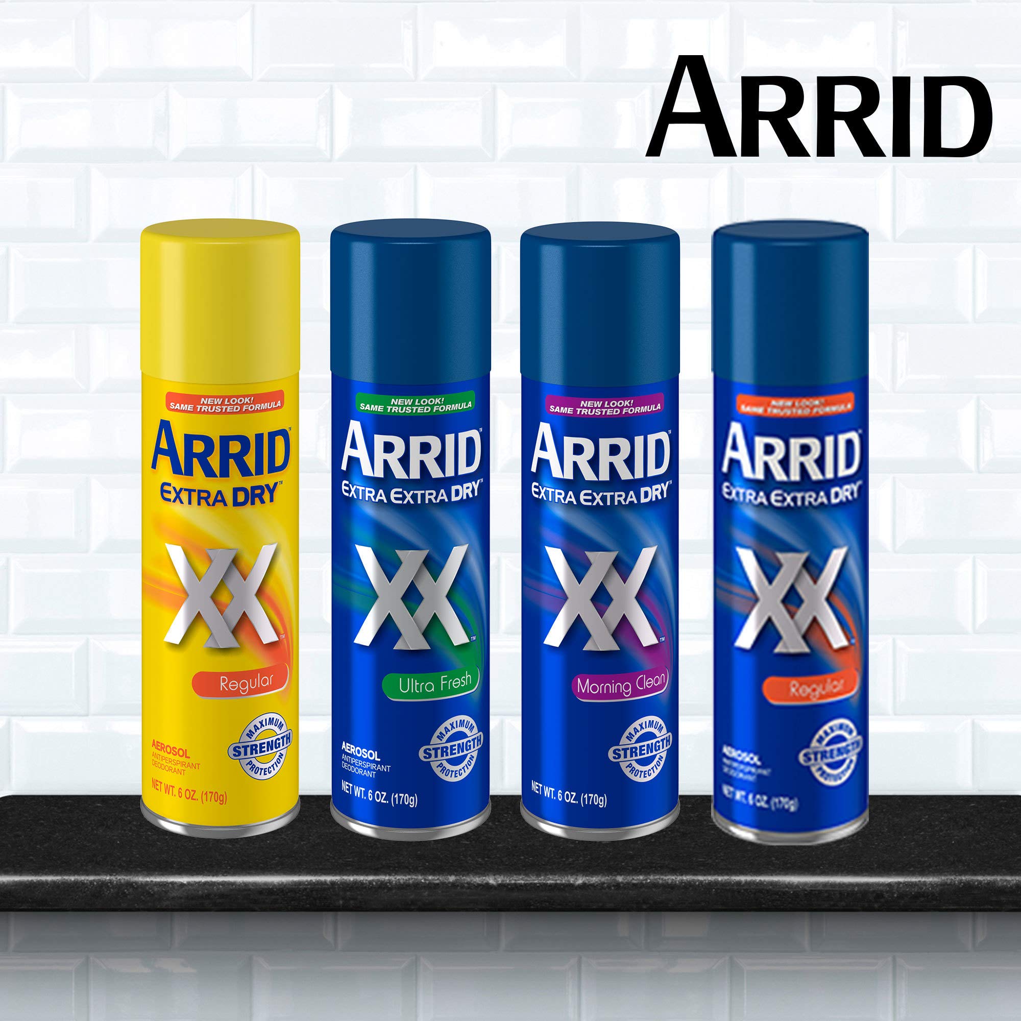 Buy now Arrid XX Extra Dry Antiperspirant Deodorant, Regular, Twin Pack (two 6oz. cans) Packaging May Vary at indiglob india