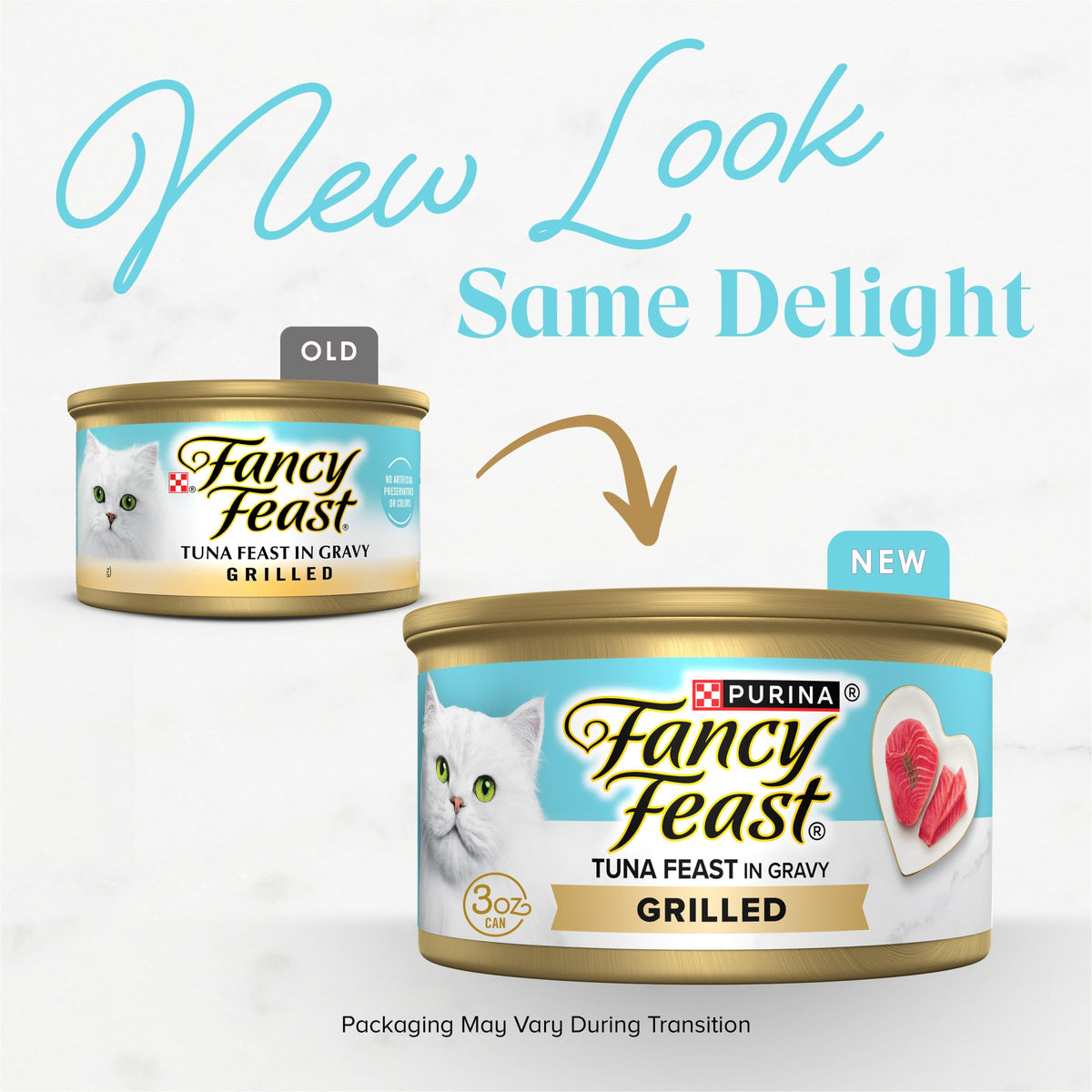 Purina Fancy Feast Grilled Tuna Feast Wet Cat Food in Gravy (24) 3oz Cans