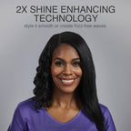 Remington Shine Therapy 1 Inch Hair Straightener, Argan Oil & Keratin | Keratin ceramic plates deliver smooth results; this flat iron reduces frizz for ideal hair styling.