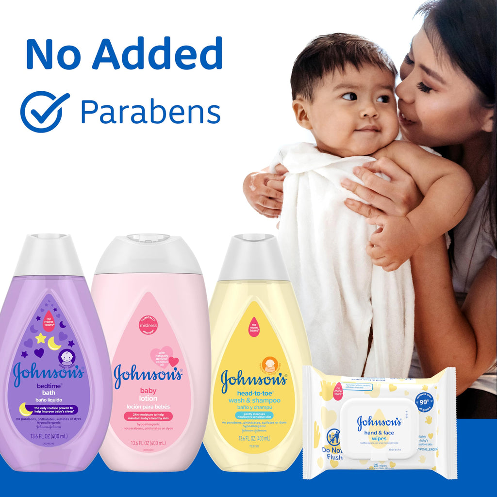 Johnson's Baby Here Comes Baby Gift Set, 5 Items
