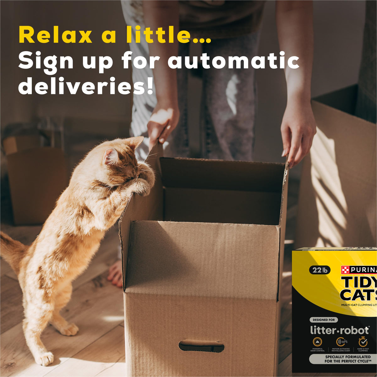 Purina Tidy Cats Cat Odor Control Litter for Litter-Robot