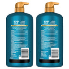 Head & Shoulders Royal Oils Anti-Dandruff Shampoo and Conditioner Twin Pack, 1% Pyrithione Zinc, Curly Hair, Coily Hair, Scalp Relief, Moisture Renewal, 31.4 fl oz Each