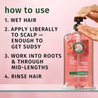 Herbal Essences Shampoo, Rose Hips - Smooth Collection, Shiny Hair with Vitamin E & Jojoba, Safe for Color Treated Hair, Floral Scent, Cruelty-Free, Dermatologist-Tested, 29.2 Fl Oz