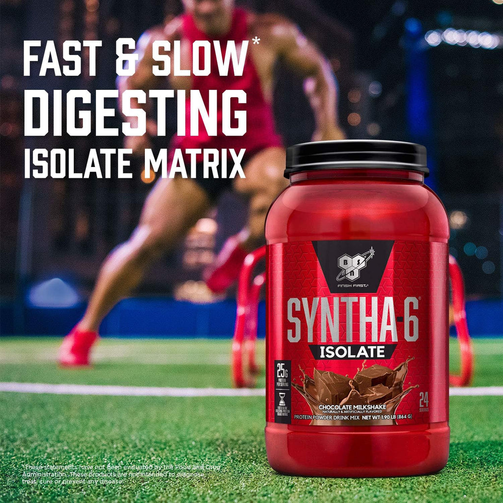 Buy now BSN SYNTHA-6 Isolate Protein Powder, Vanilla Protein Powder with Whey Protein Isolate, Milk Protein Isolate, Flavor: Vanilla Ice Cream, 24 Servings at indiglob india