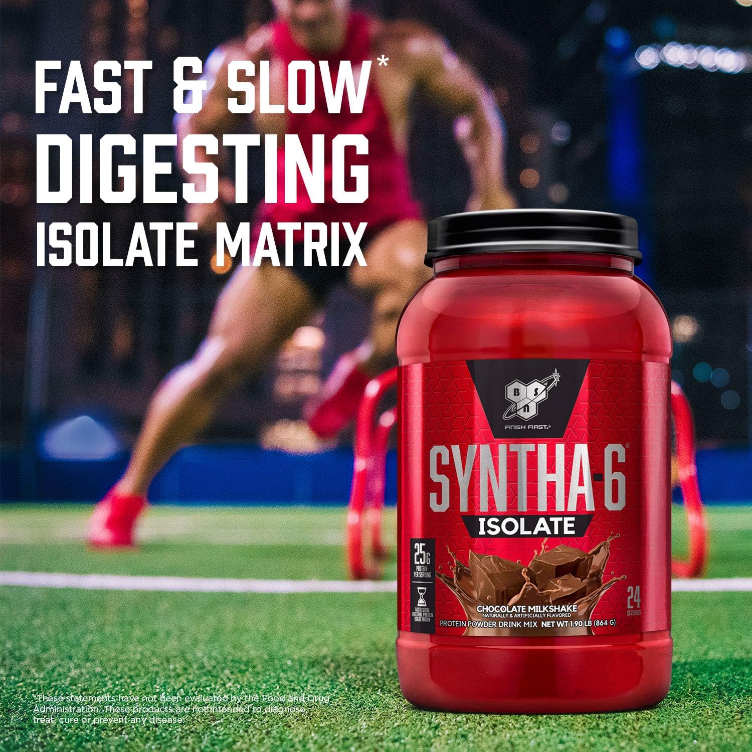Buy now BSN SYNTHA-6 Isolate Protein Powder, Vanilla Protein Powder with Whey Protein Isolate, Milk Protein Isolate, Flavor: Vanilla Ice Cream, 24 Servings at indiglob india