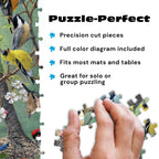 Buy now Buffalo Games - Birds in an Orchard - Hautman - 1000 Piece Jigsaw Puzzle for Adults, Challenging Bird Puzzle for Game Nights, Finished Size 26.75 x 19.75, Made in the USA at indiglob india