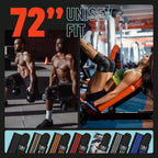 Buy now Mava Sports Knee Wraps (Pair) for Men & Women | Ideal for Cross Training, WODs, Gym Workouts, Weightlifting, Fitness & Powerlifting | Knee Straps for Squats | 72" Compression & Elastic Support at indiglob india