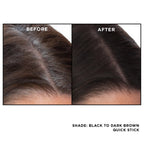 Gray Away Root Touch-Up Quick Stick, Black/Dark Brown, 0.1 oz | Root touch-up stick for gray coverage, targets roots, temples and hairline, lasts 24 hours, ammonia and peroxide-free