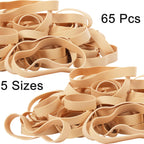Rubber Bands Assorted Sizes 65Pcs Wide Big Thick Elastic Bands Heavy Duty