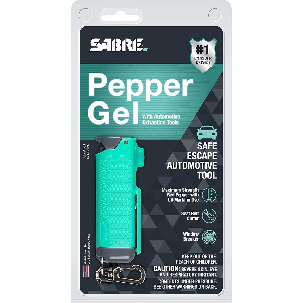 Buy now SABRE Safe Escape 3-In-1 Pepper Gel With Seat Belt Cutter & Window Breaker, Maximum Strength Pepper Spray, Snap Clip Keychain for Easy Carry & Fast Access, 0.54 fl oz, Easy to Use Fast Flip Top Safety at indiglob india