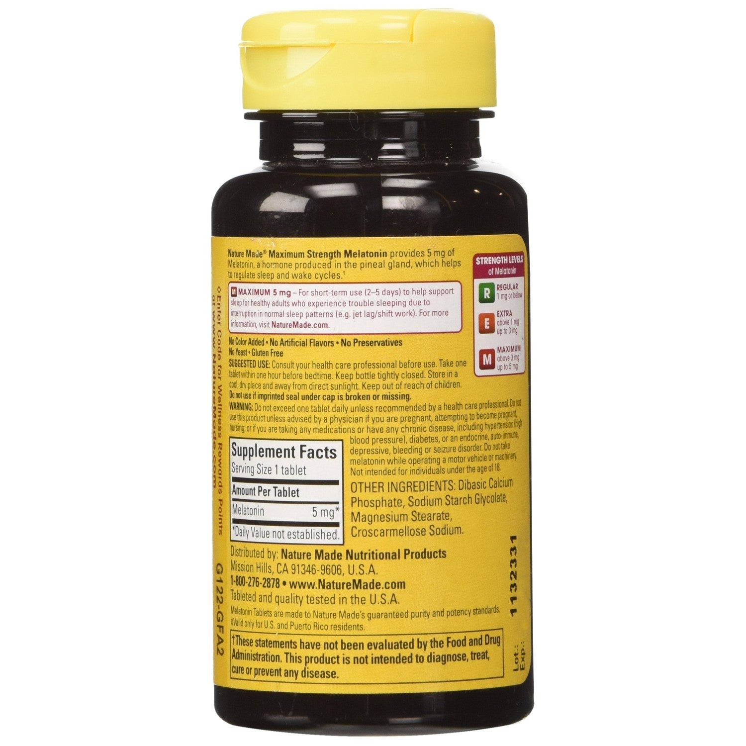 Nm Super Melatonin 5mg Size 90ct Pv Super Melatonin 5mg 90ct