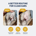Veterinary Formula Clinical Care Ear Therapy Wipes for Dogs & Cats, 100 Ct