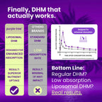 purple tree Post-Celebration Wellness Supplement | Liposomal Dihydromyricetin (DHM), L-Glutathione, Milk Thistle for Liver Support & Hydration | Electrolytes, B Vitamins, Willow Bark | 60 Capsules