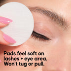 Almay Oil-Free Micellar Eye Makeup Remover Pads, 120 Count | Micellar eye makeup remover pads gently wipe away all traces of eye makeup without leaving behind any greasy residue.