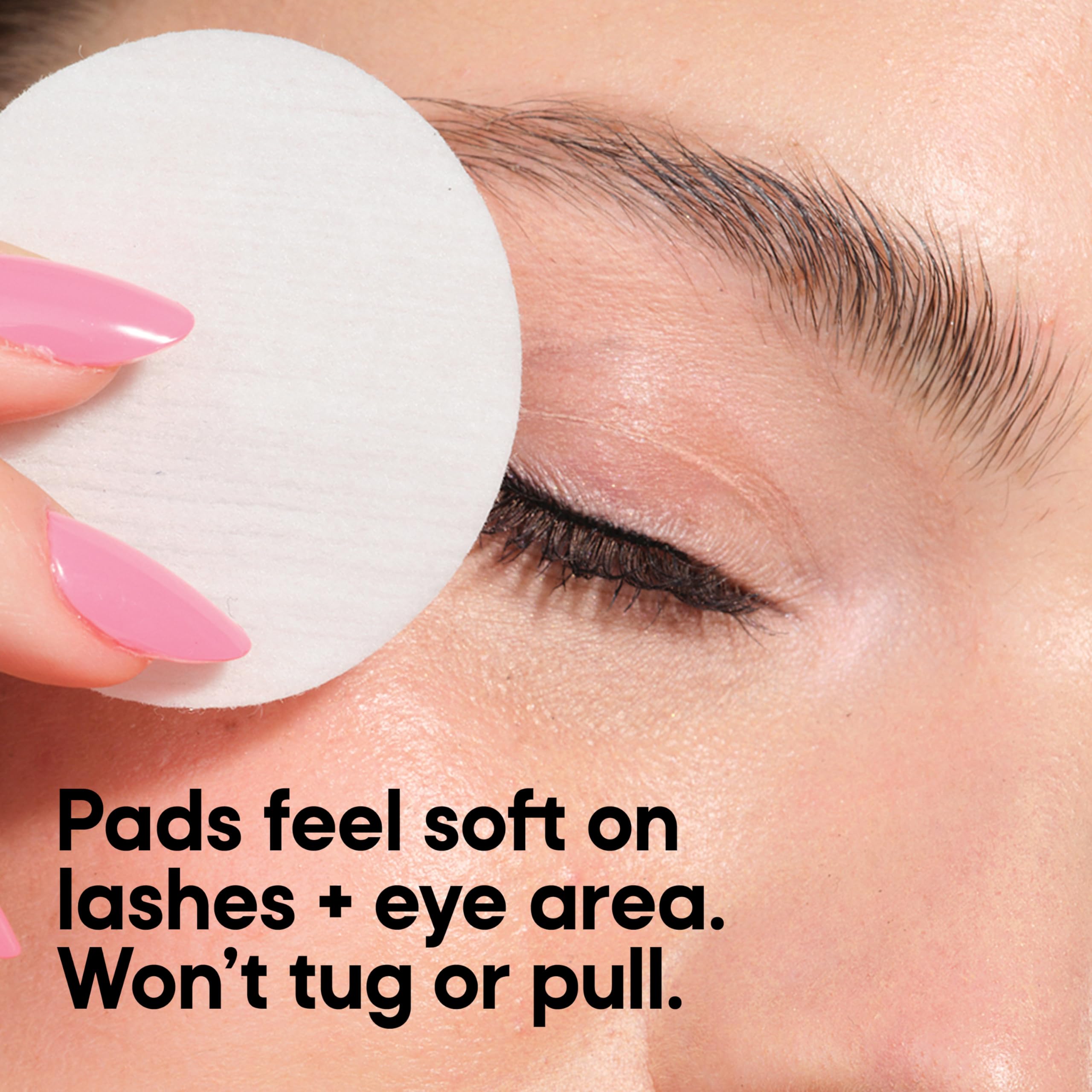 Almay Oil-Free Micellar Eye Makeup Remover Pads, 120 Count | Micellar eye makeup remover pads gently wipe away all traces of eye makeup without leaving behind any greasy residue.