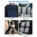 1-Inch Buckle and Strap Kit, 6-Yard Polyester Webbing, 6 Buckles