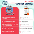 Center-Filled Iron Gummies for Kids with 5-MTHF - Sugar-Free and Vitamin C