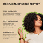 African Pride Moisture Miracle Pre-Shampoo Hair Detangler, 18 Oz | Aloe & coconut water pre-poo softens and detangles curls and coils; minimizes breakage on wash day