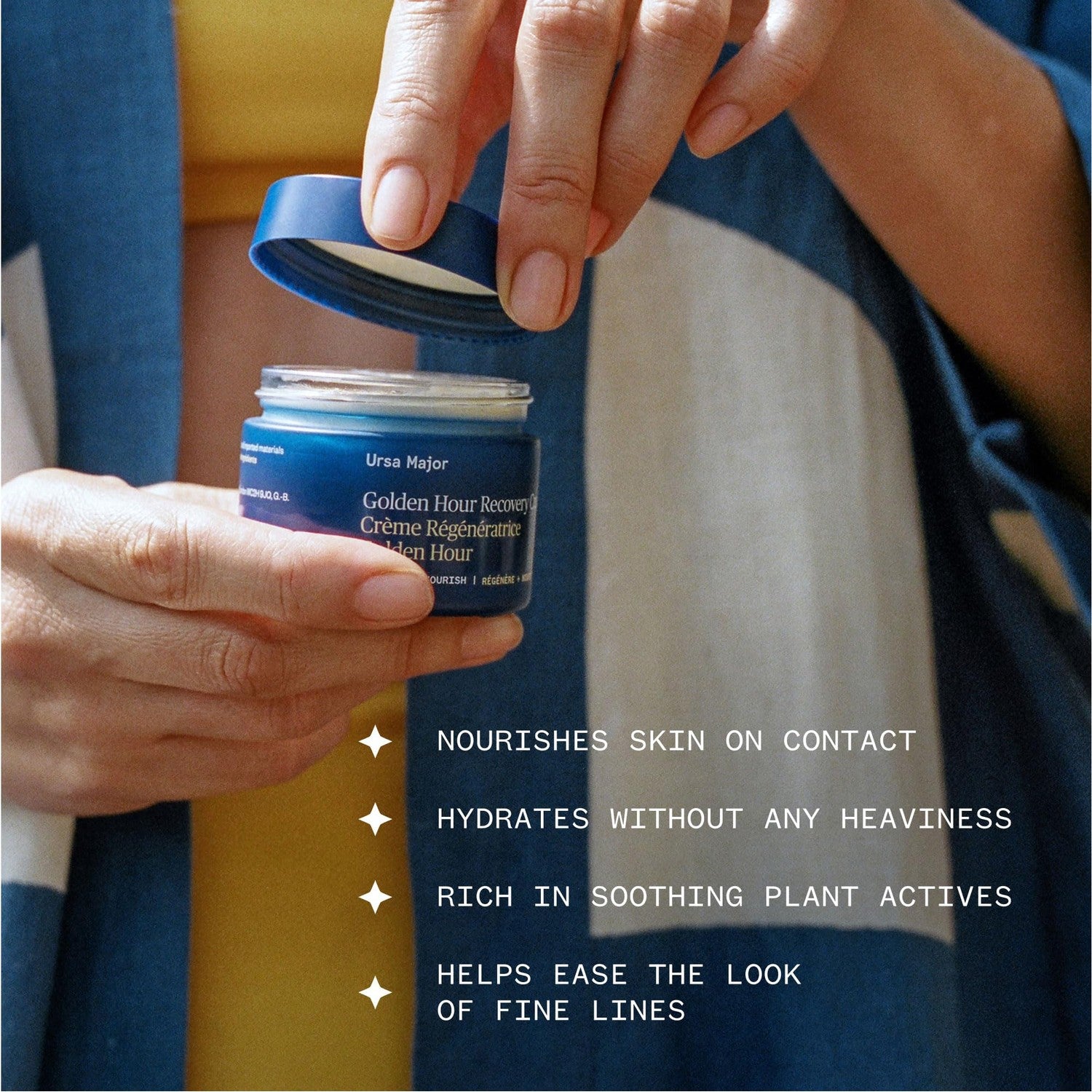 Buy now Ursa Major Golden Hour Face Moisturizer | Vegan Recovery Cream for Daily Facial Moisturizing | Repair & Hydrate | Natural Formula for All Skin Types | Cruelty Free & Non-Toxic 1.57 oz at indiglob india