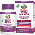 MARYRUTH'S Organic Men's Multivitamin Gummies, Vegan, Non-GMO, 60 Count | USDA, Vegan, Daily Multivitamins for Immune Support, Non-GMO, Gluten Free, 60 Count