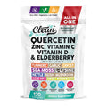 Q Defend Quercetin Supplement with Zinc Vitamin C Vitamin D Elderberry Turmeric Black Pepper Garlic Ginger Sea Moss Lysine Stinging Nettle Reishi Mushroom Immune Support 120 Capsules by Clean Nutra