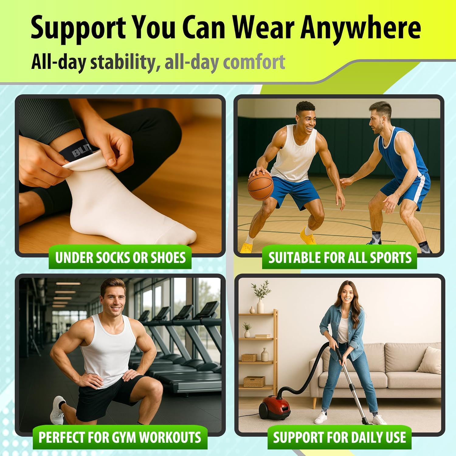 Buy now BLITZU Foot Compression Sleeve Plantar Fasciitis Relief Socks Women Ankle Sleeve Support Foot Support for Pain Compression Socks Black XXL at indiglob india