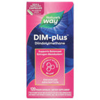 Nature's Way DIM-Plus DIM Supplement, BR-Diindolylmethane 100 mg, 120 ct | Supports Balanced Estrogen Metabolism, Prostate Function, and Premenstrual Breast Comfort*, 120 Vegan Capsules