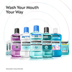 Listerine Cool Mint Antiseptic Mouthwash, Intense Mint, 33.8 fl. oz/1L x 2