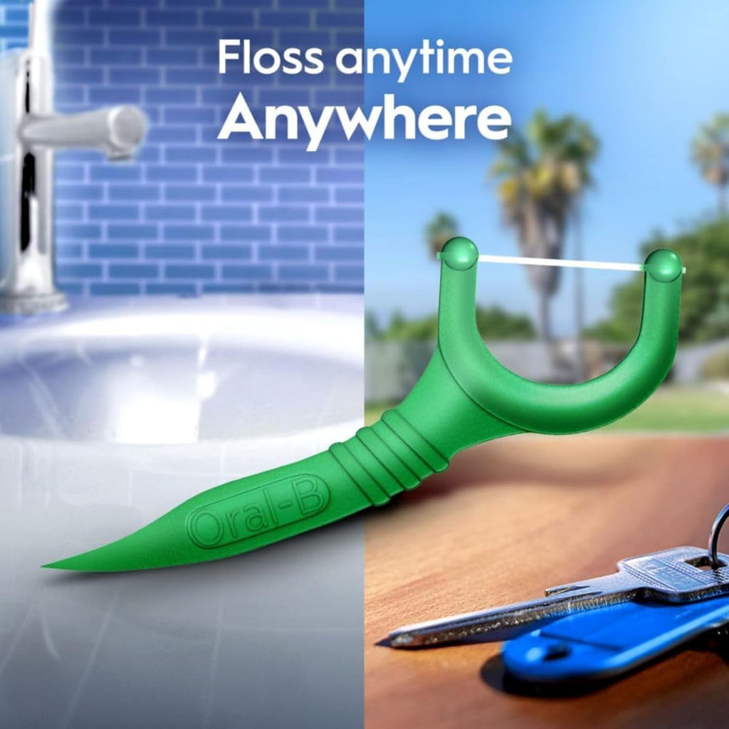 Buy now Oral-B Glide Complete Floss Picks, Dental Floss Picks, Scope Outlast, 75-ct, Toothpicks Floss Picks at indiglob india