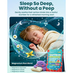 Saffron Gummies Kids & Happy Calm, Magnesium Gummies for Kids, 60 Days