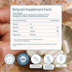 BodyBio Butyrate Sodium- Postbiotic for Gut & Digestive Support | Gut Health, Digestive Support, Bloating, Gas & Constipation Relief, Leaky Gut Repair