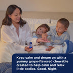 Mommy's Bliss Kids Sleep Support Melatonin Chewable, Grape Flavor, 35 Ct | Tablets; Calming Herbs; Sugar Free Kids Melatonin, Age 3+; 35 Count (Pack of 1)