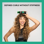 TRESemmé Air Dry Foam 1 ct Bouncy Curls Foam for Humidity Protection, with Peptide Blend, 7.5 fl oz