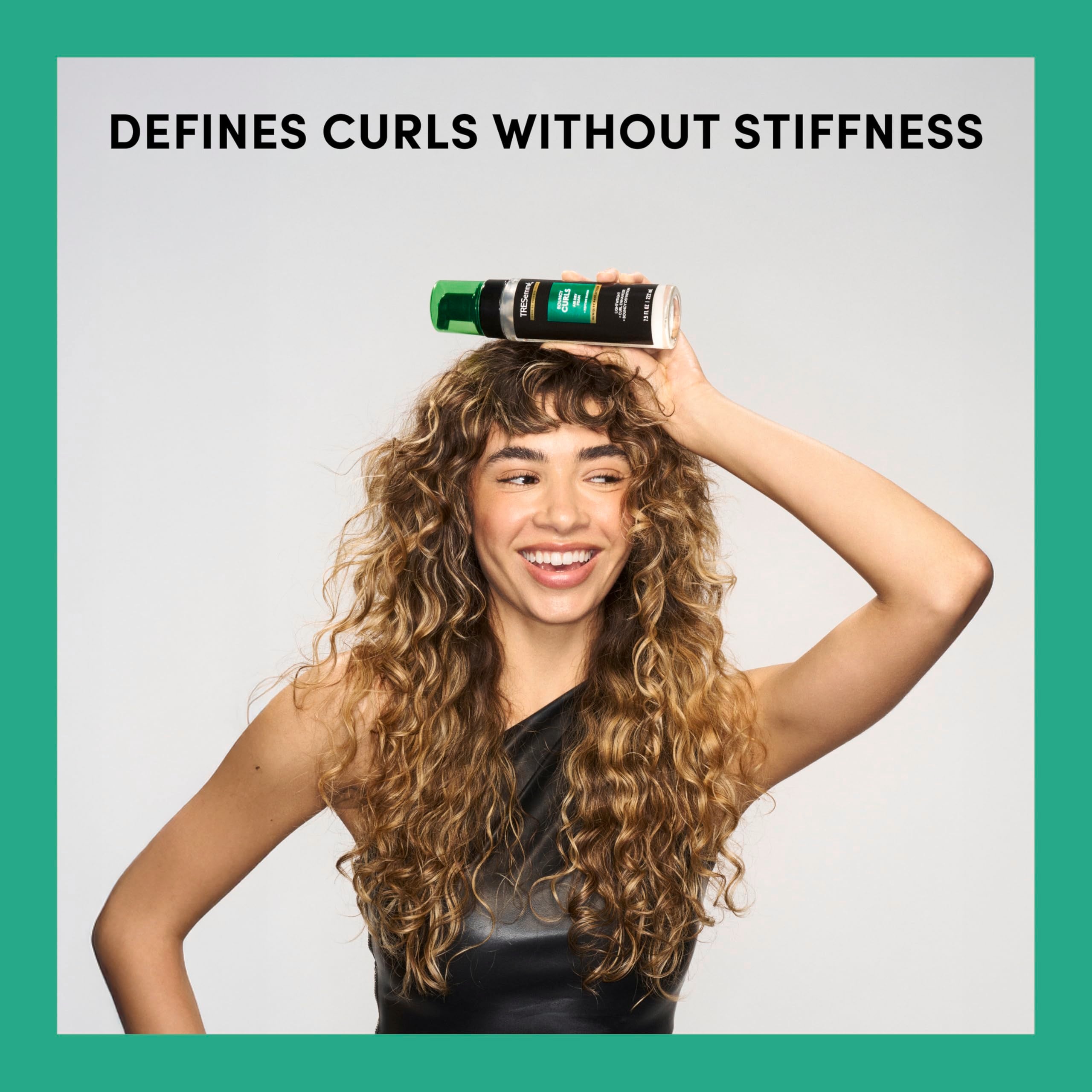 TRESemmé Air Dry Foam 1 ct Bouncy Curls Foam for Humidity Protection, with Peptide Blend, 7.5 fl oz