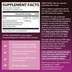 Saw Palmetto for Women with Bitoin 5000mcg Per Serving, 60-Day Supply | Vegan, Non-GMO DHT Blocker for Women for Hair, Skin and Nails, Saw Palmetto Extract with Biotin for Thicker Looking Hair