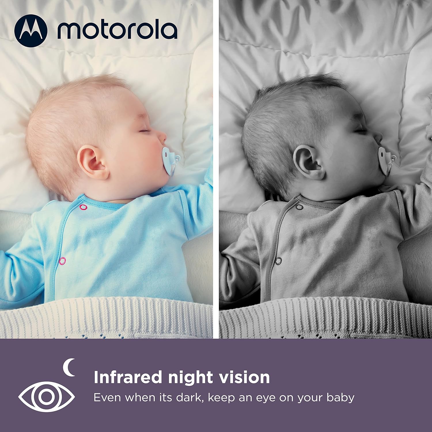 Buy now Motorola Baby Monitor VM36XL, Portable WiFi Video Baby Monitor with HD Camera and Touchscreen Display, Connects to Smart Phone App, 1000ft Range, 2-Way Audio at indiglob india