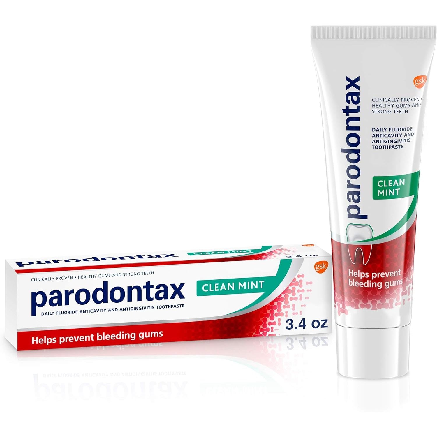 Buy now Parodontax Toothpaste for Bleeding Gums, Gingivitis Treatment and Cavity Prevention, Clean mint - 3.4 Ounces at indiglob india
