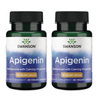Swanson Apigenin Sleep and Relaxation Supplement, 50 mg, 90 Capsules | For Adults Seeking Natural Sleep, Relaxation, and Stress Relief Support, Antioxidant Bioflavonoid Found in Chamomile